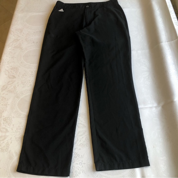 Adidas Climalite Men’s Size 32/32 Black Flat Front Golf Hiking Pants Dri-Fit - Picture 9 of 14